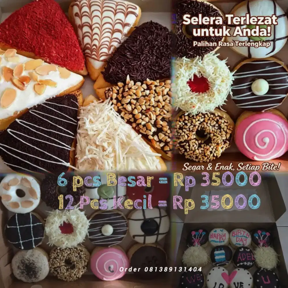 Donat Segar ,Enak dan Mantap