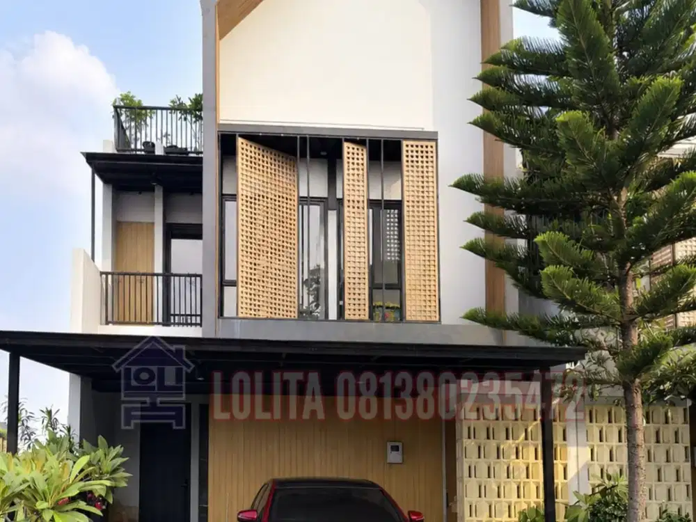 Jual Cepat Rumah Cantik 2 lantai + Attic Siap Huni Luas 8x15 di Cluster Mahakam JGC Jakarta Garden city Cakung Jakarta Timur