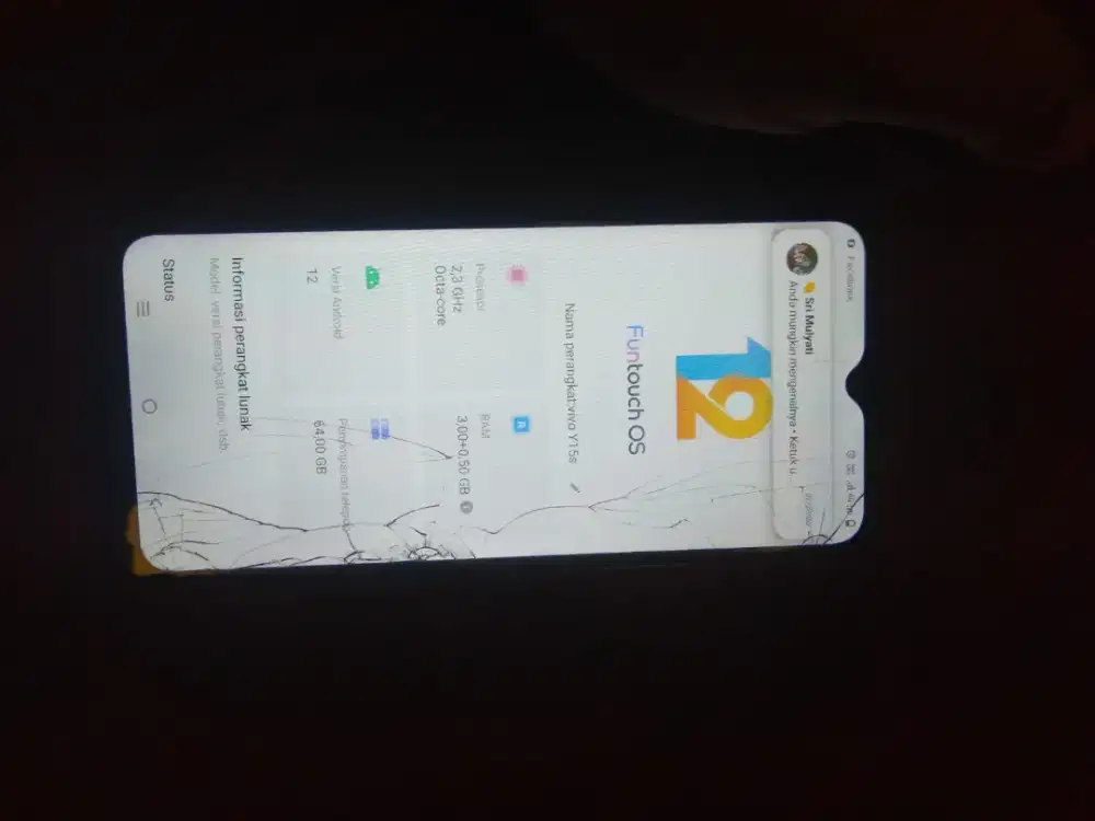 Di jual BU cepat hp vivo Y15s ram 3/64, lokasi jakpus