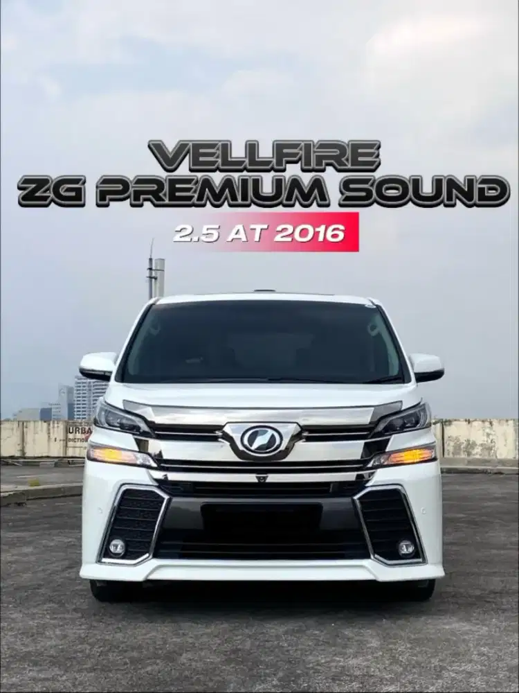 Vellfire ZG Premium Sound 2016