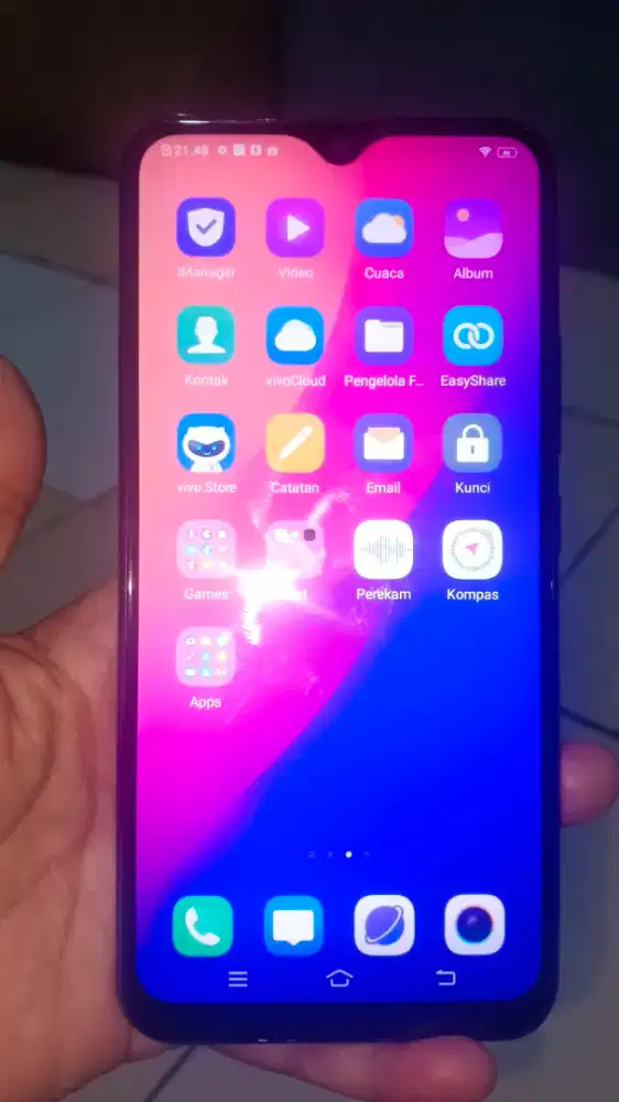 Hp vivo y12 jringn 4g ram 3/32gb lyr 7in sdik jari