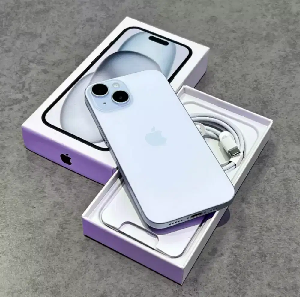 iPhone 15 128 beacukai mulus no minus