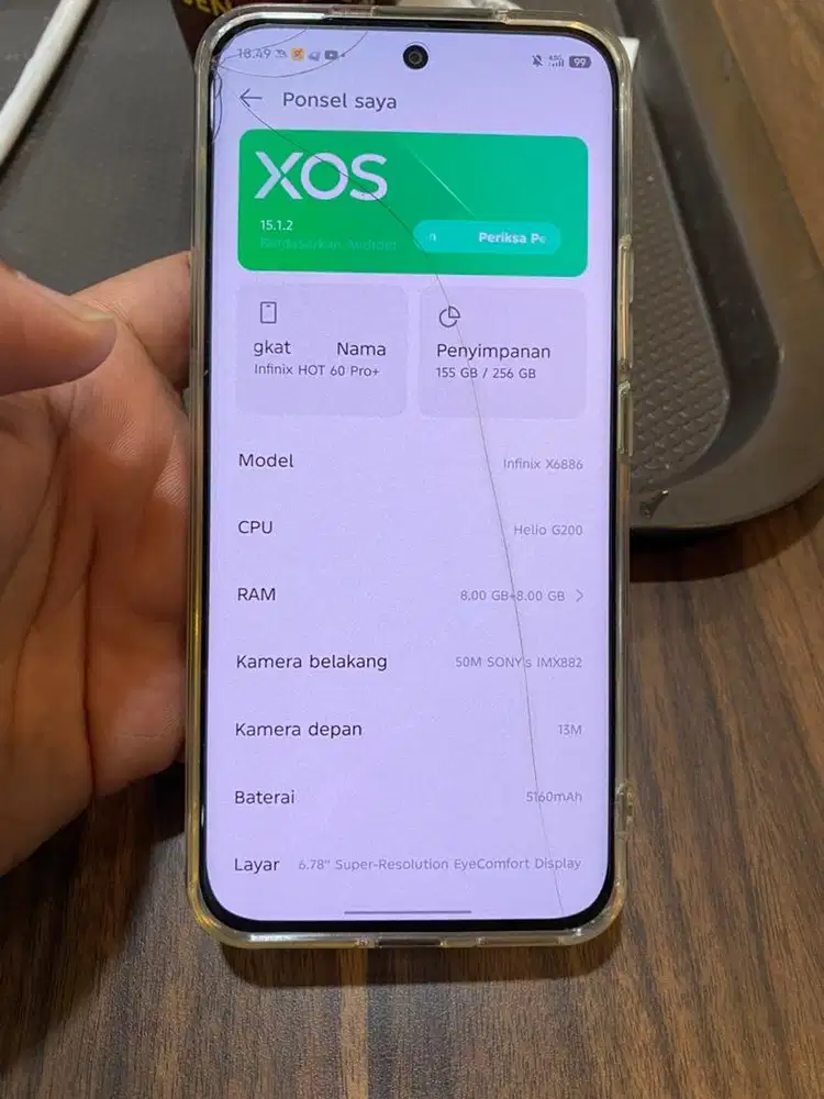 Infinix hot 60 pro+ (dibaca deskripsi)