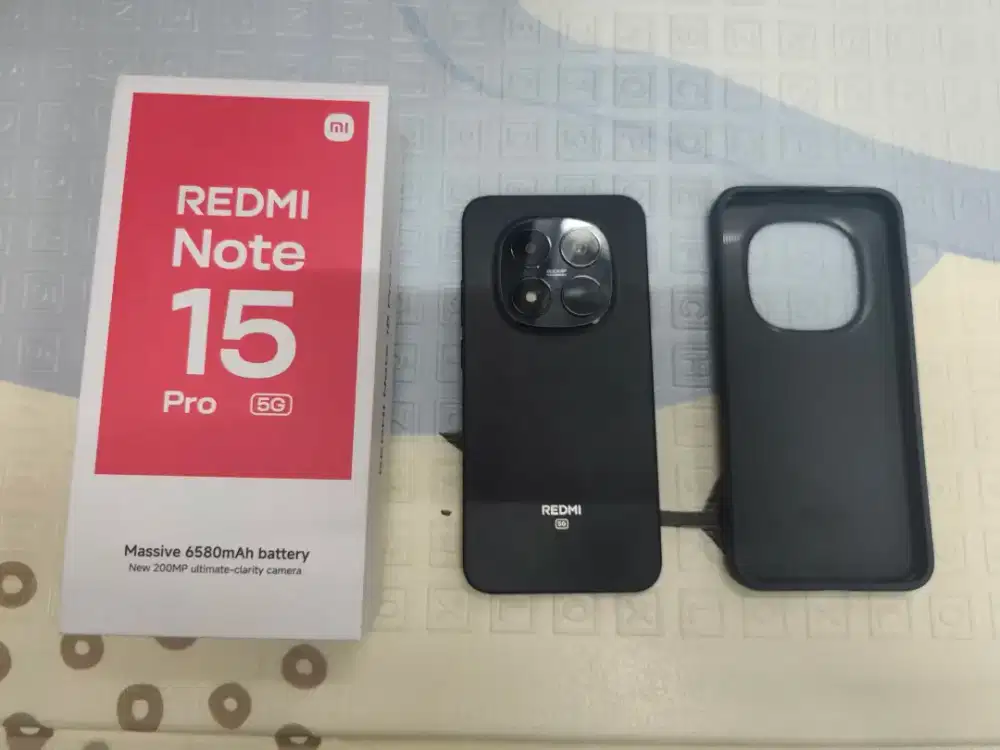 Dijual: Redmi Note 15 Pro 8/256GB - Warna Hitam (Mulus & Resmi)