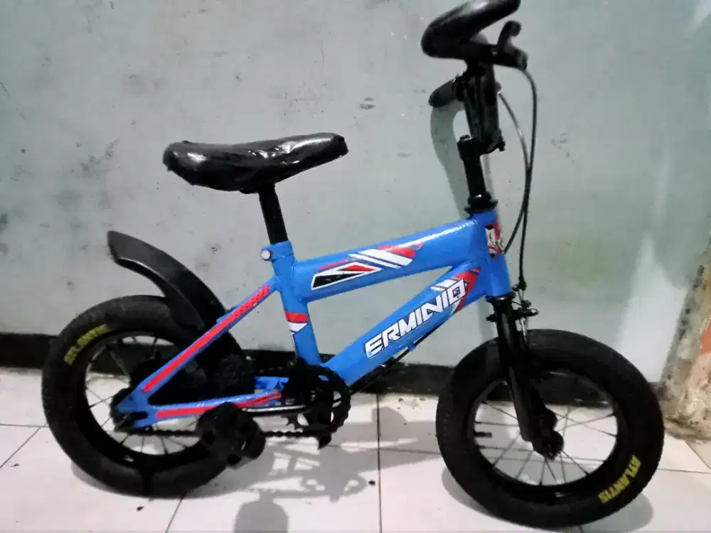 Dijual sepeda BMX merk ERMINIO ring 12 kondisi msih bagus Keker normal