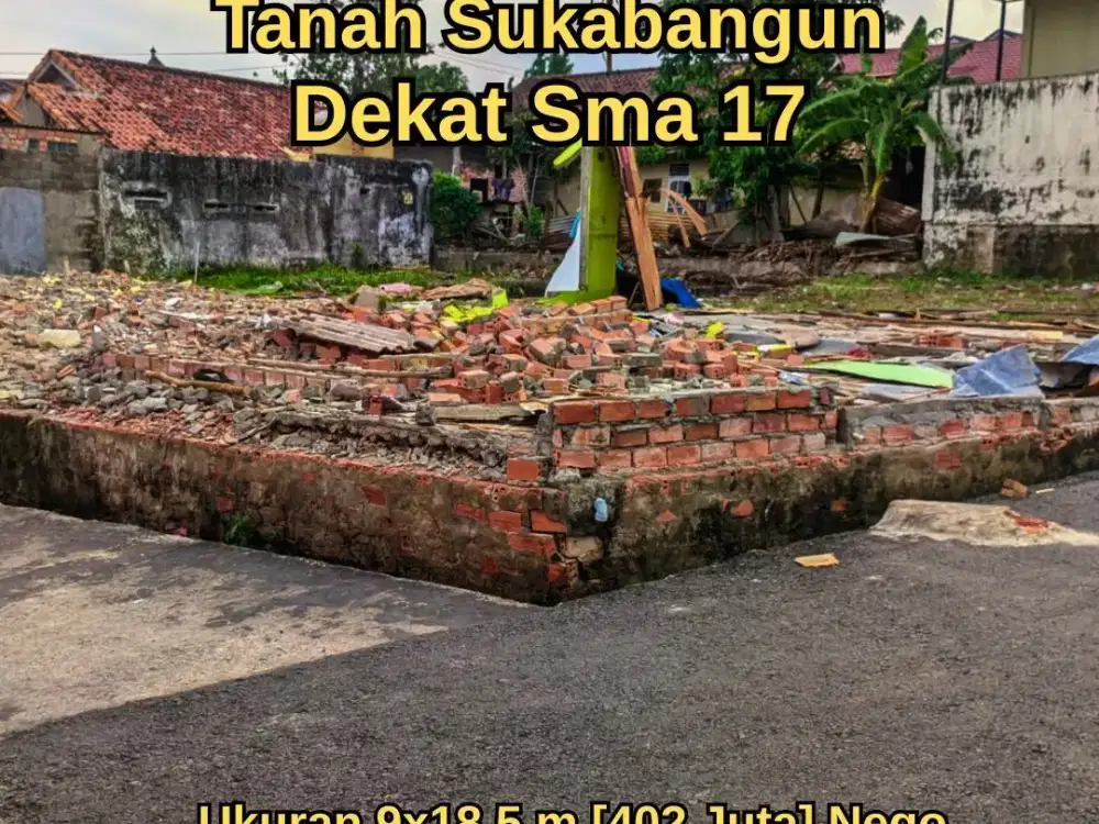 TANAH SUKABANGUN DI JALAN SPARMAN PALEMBANG