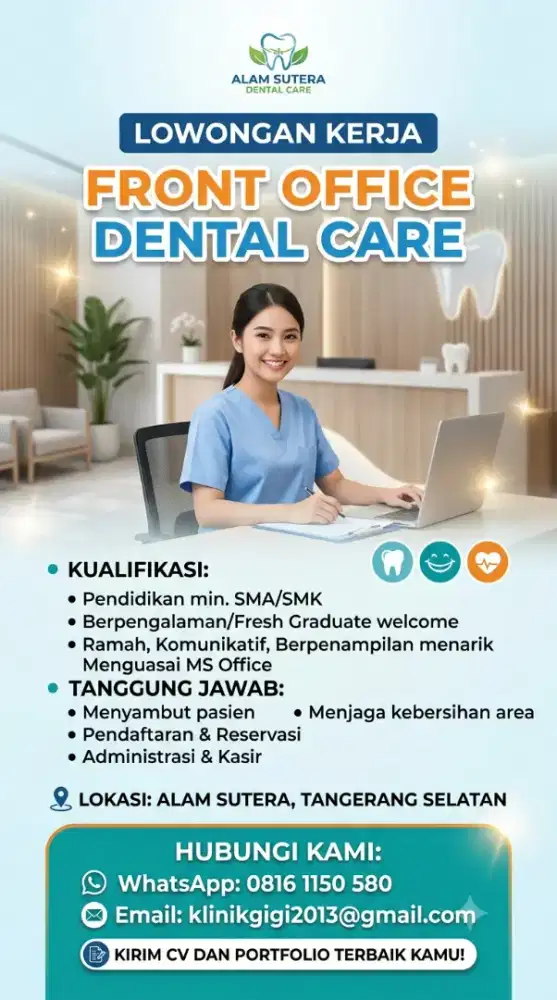Front office klinik gigi