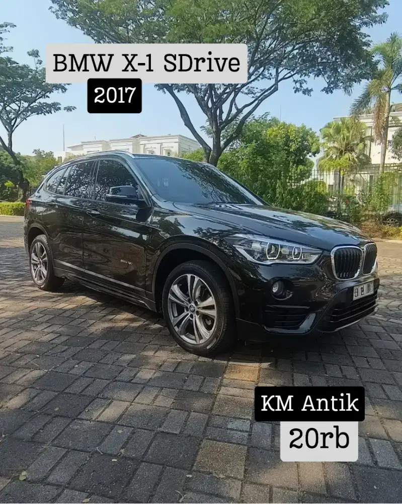 (KM Antik 20rb) BMW X1 S-Drive 2017 (Cash)
