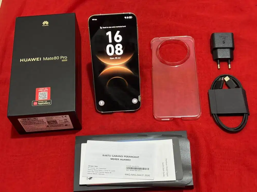 Huawei mate 80 pro 512Gb gold resmi