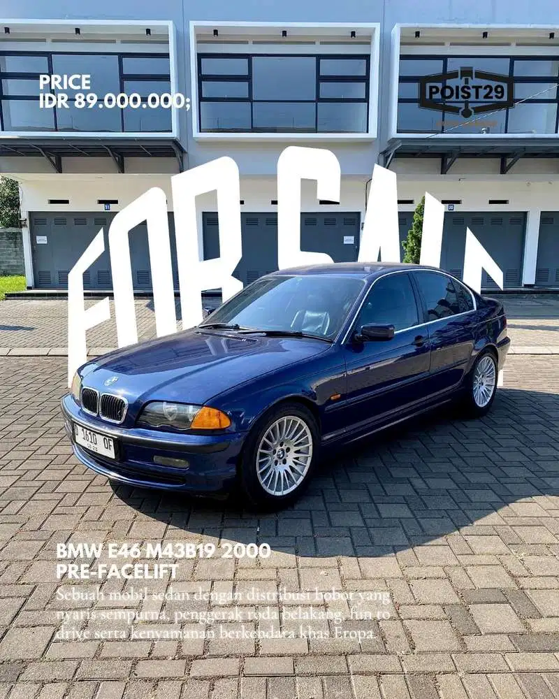 BMW 318i 2000 Bensin