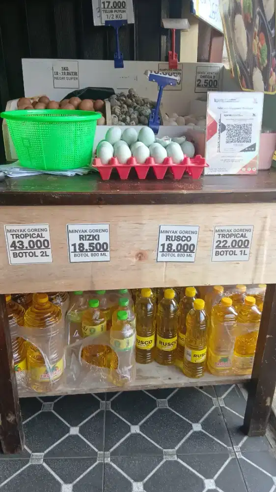 Jual minyak goreng dan dll