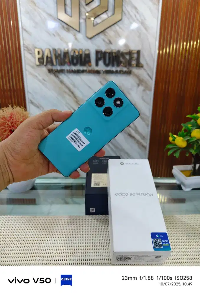 Motorola Edge 60 Fusion 5G Ram 12+12Gb/ 256Gb Fulset Pmakaian 2 Minggu