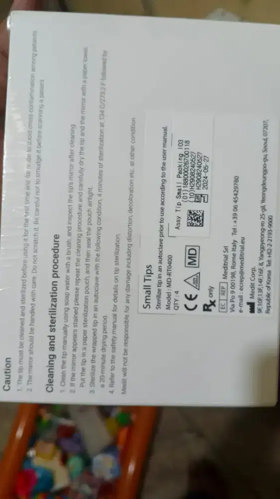 Medit tip scan size small
