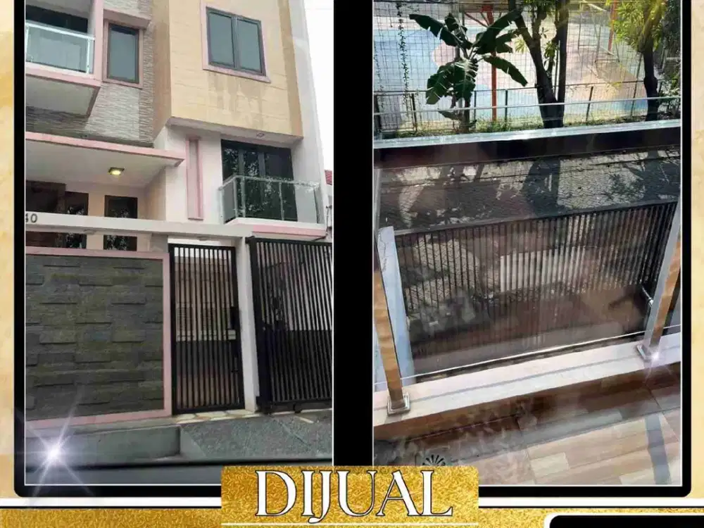 DIJUAL RUMAH 3 LANTAI SPLIT  LEVEL DI PERUMAHAN CITRA GARDEN 5 CENGKARENG JAKARTA BARAT