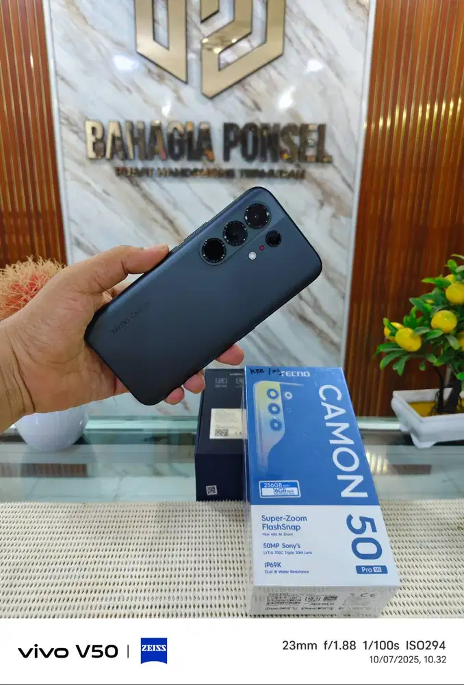 Tecno Camon 50 Pro 5G Ram 8+8Gb/ 256Gb Pemakaian 2 Minggu Like New