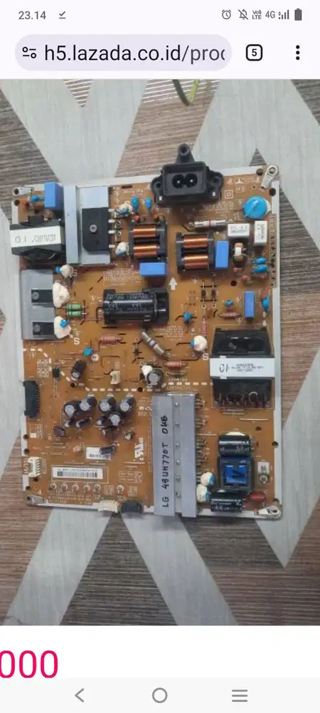 PSU power supply smart tv LG 49
