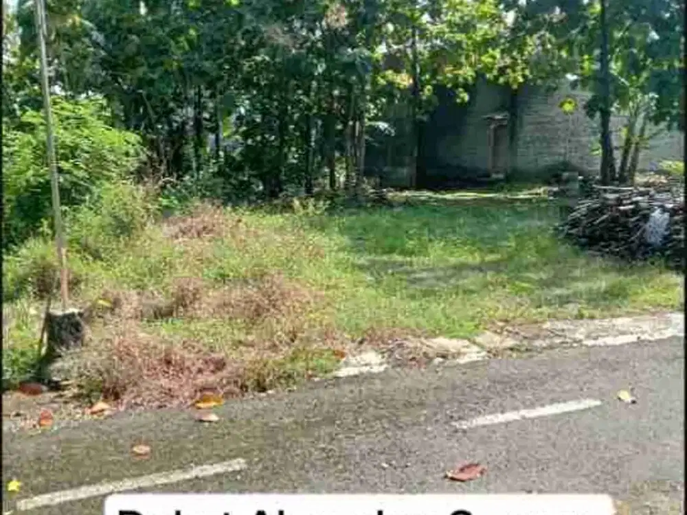 tanah dekat alun alun Sragen