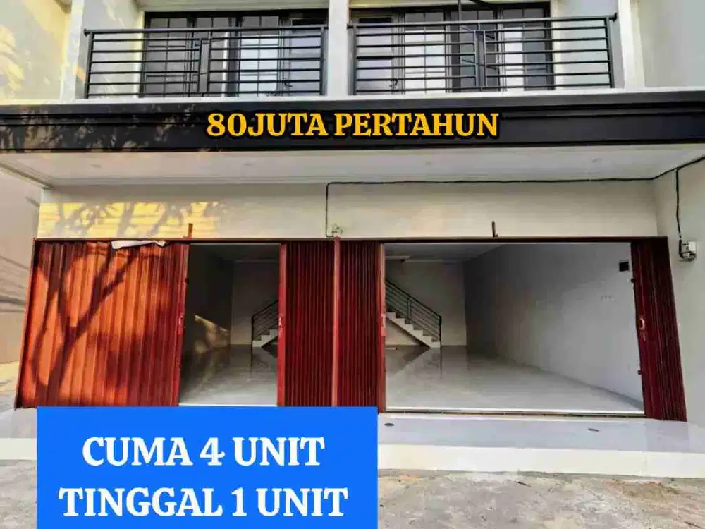 RUKO DI SEWAKAN TINGGAL 1 UNIT DARI 4 UNIT DI JAGAKARSA