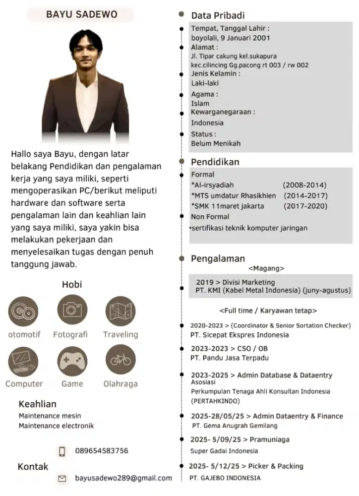 Cari loker atau bersedia di beri mandat untuk buka usaha