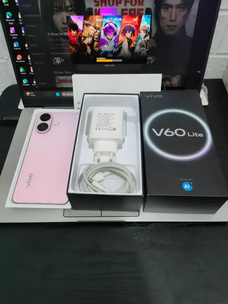 Vivo V60 Lite Ram 8+8/256 Fullset Mulus Likenew No Minus