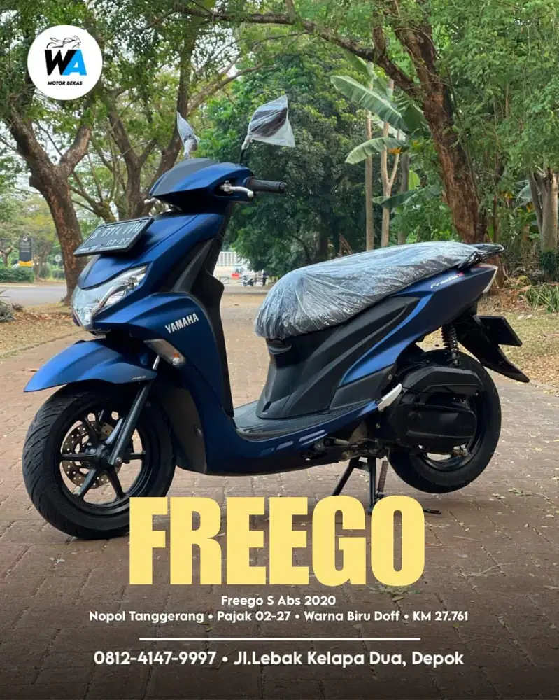 Cash/Kredit Yamaha Freego Abs Tahun 2020 DP 800 RIBU