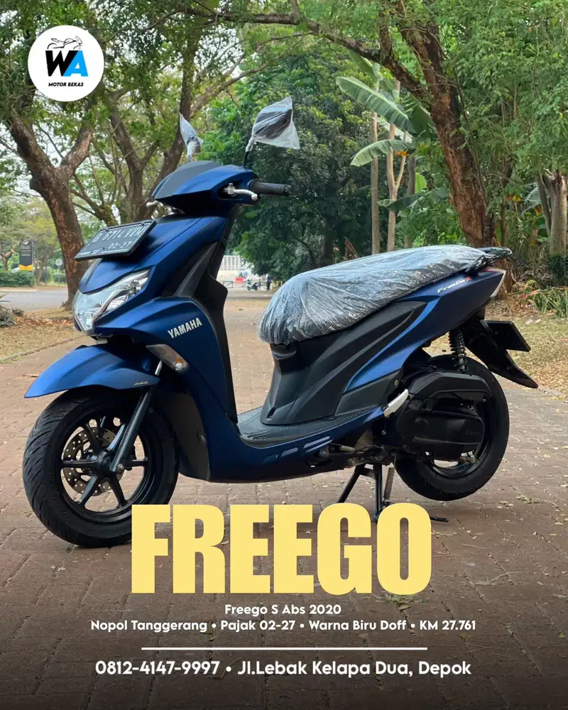 Yamaha Freego Abs Tahun 2020 Cash/Kredit DP 800 RIBU
