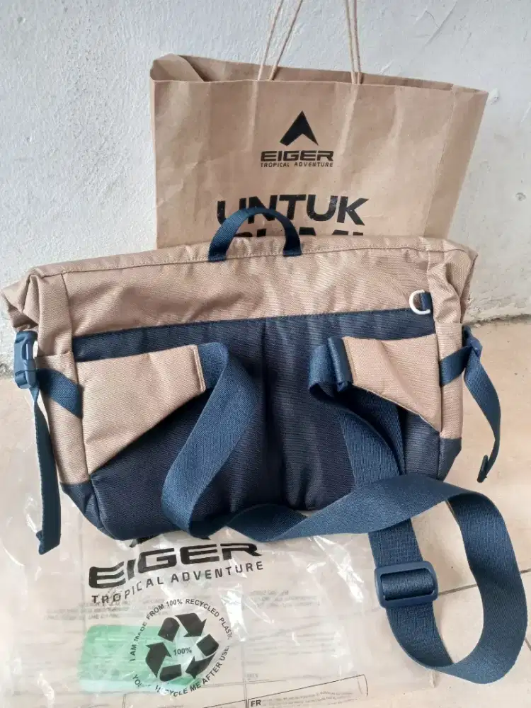 Tas Eiger kondisi baru tidak jadi dipakai