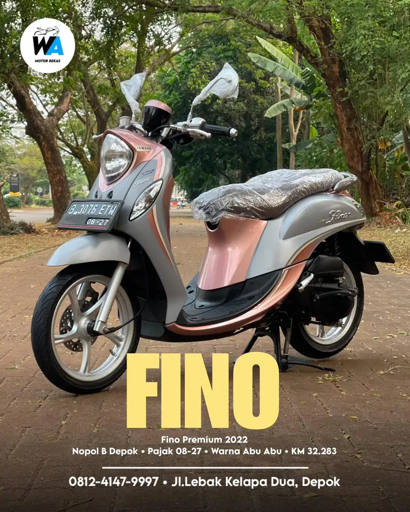 Kredit/Cash Yamaha Fino Premium Tahun 2022