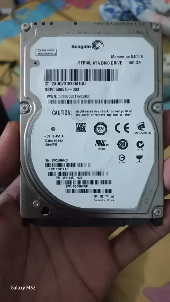 Hard disk seagate 160Gb