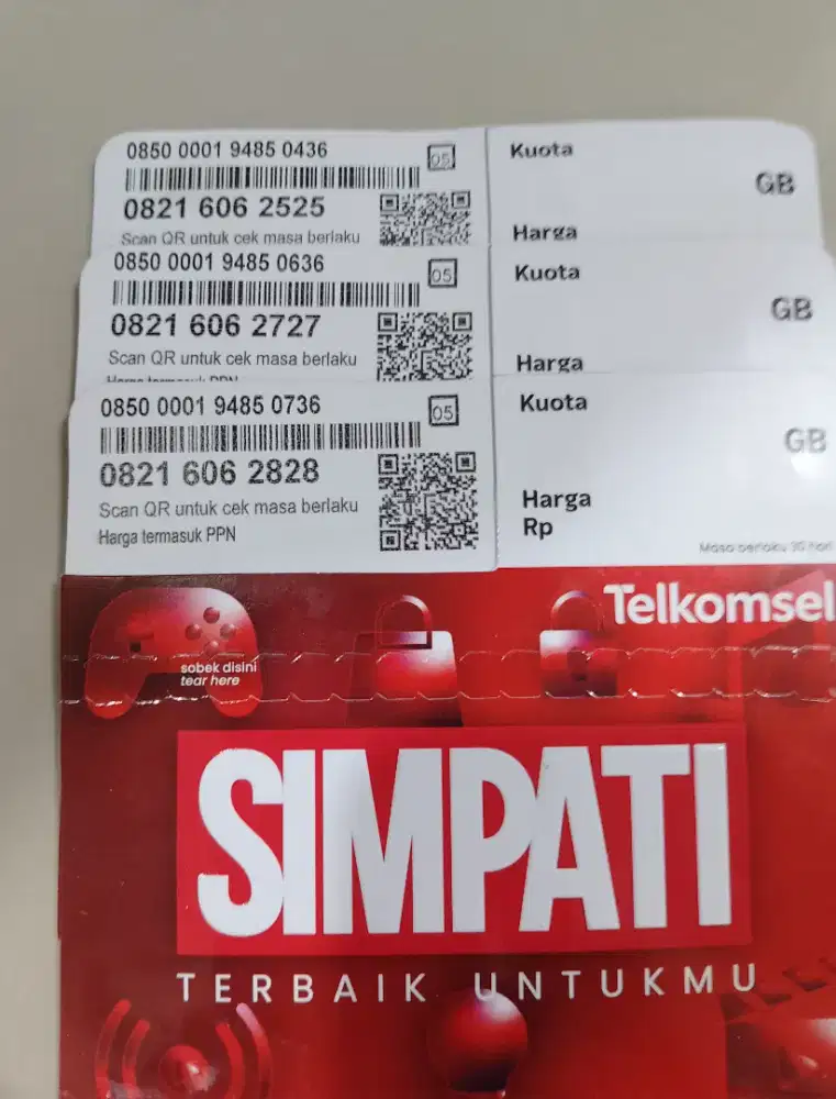 Nomor cantik simpati 11 angka seri manis
