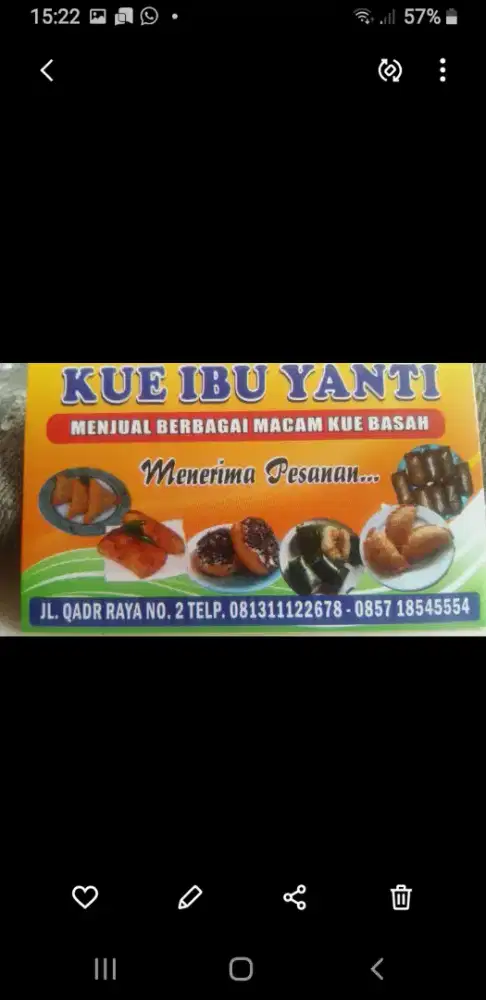 Di butuhkan untuk Jaga lapak kue
