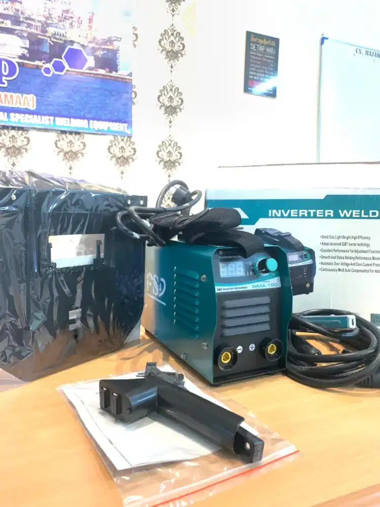MESIN LAS MMA 160A FSD SMAW LISTRIK IGBT DC INVERTER 1 PHASE