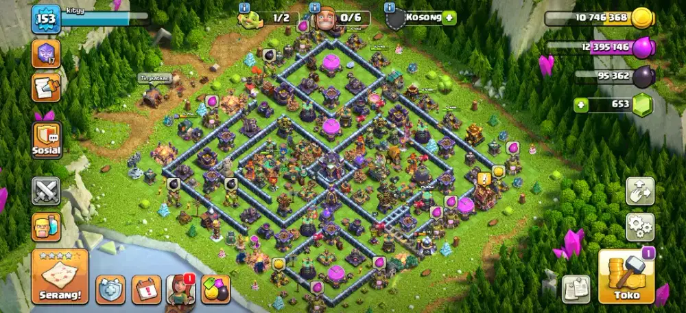 Jual akun COC..