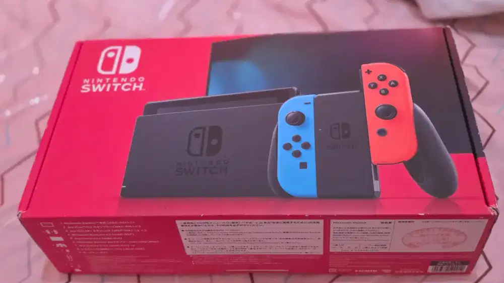 Nintendo Switch versi V2 Memory 256gb fungsi normal