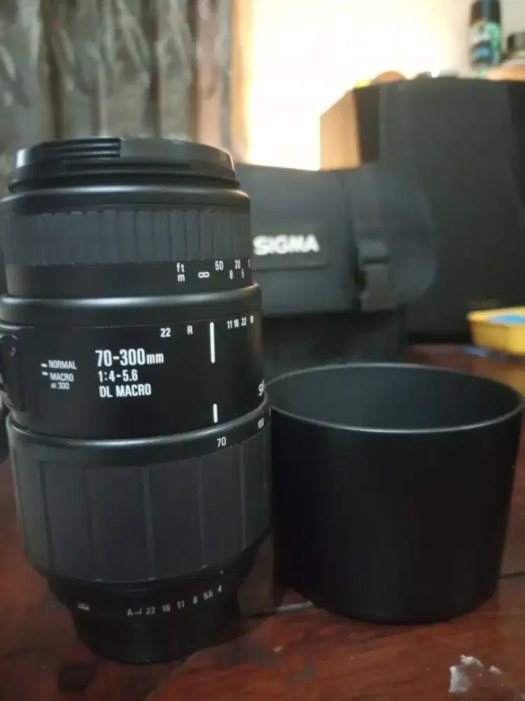Lensa SIGMA 20-80mm dan 70-300mm