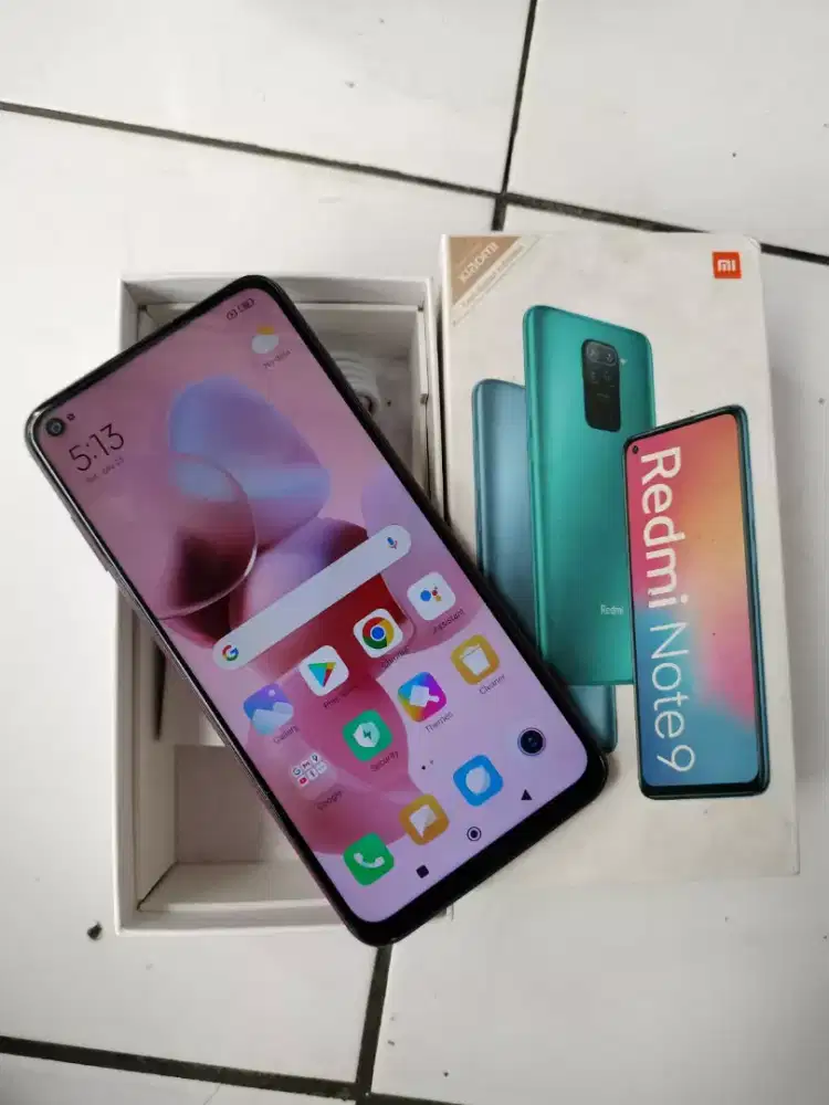 Redmi note 9 Spek 6/128 Kel Fullset