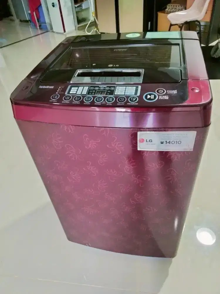Mesin cuci automatic mulus LG 8,5 kg