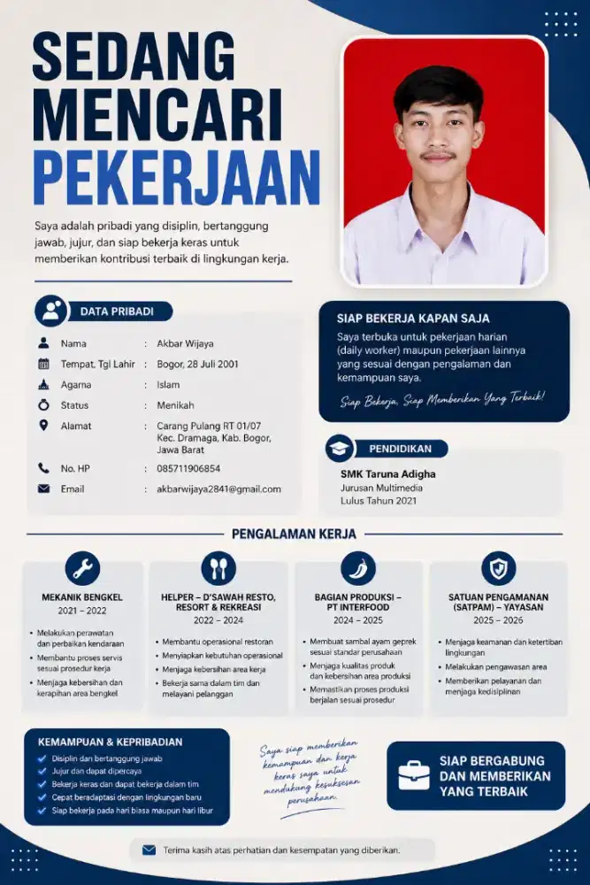 Mencari lowongan kerja