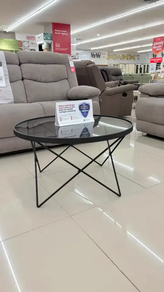 Meja tamu Arco  kaca