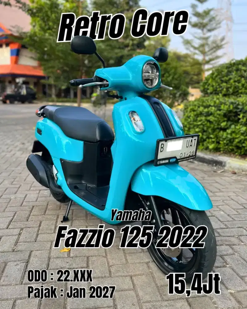 Cash Only Yamaha Fazzio 125cc Keyless 2022