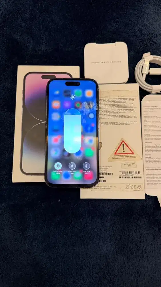 Iphone 14 Pro 256GB Deep Purple Resmi Ibox Lengkap