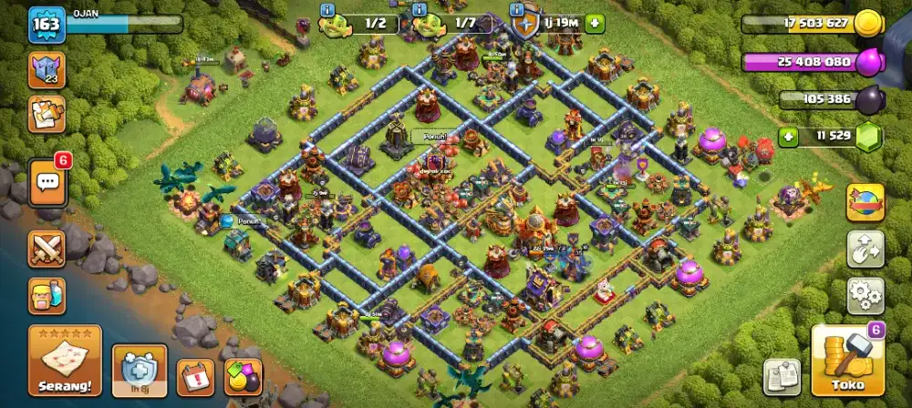 Akun Game COC Town Hall 16 Bogor