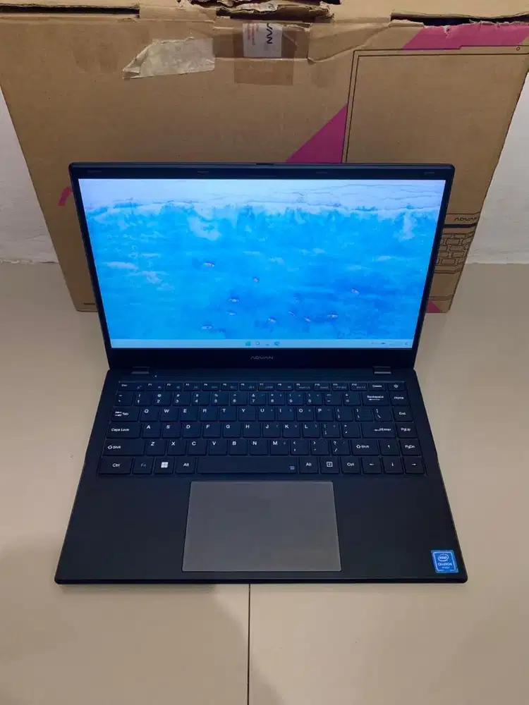 Laptop Advan Fullset mulus like new no minus