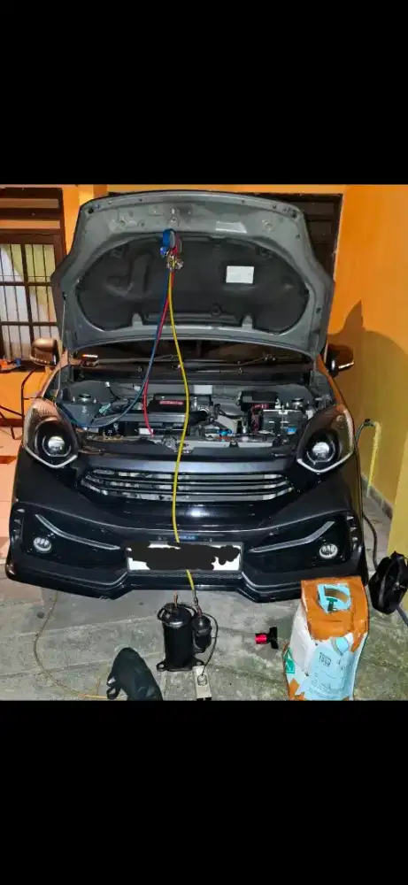 Bumper custom ayla/agya 1.0 bemper body kit