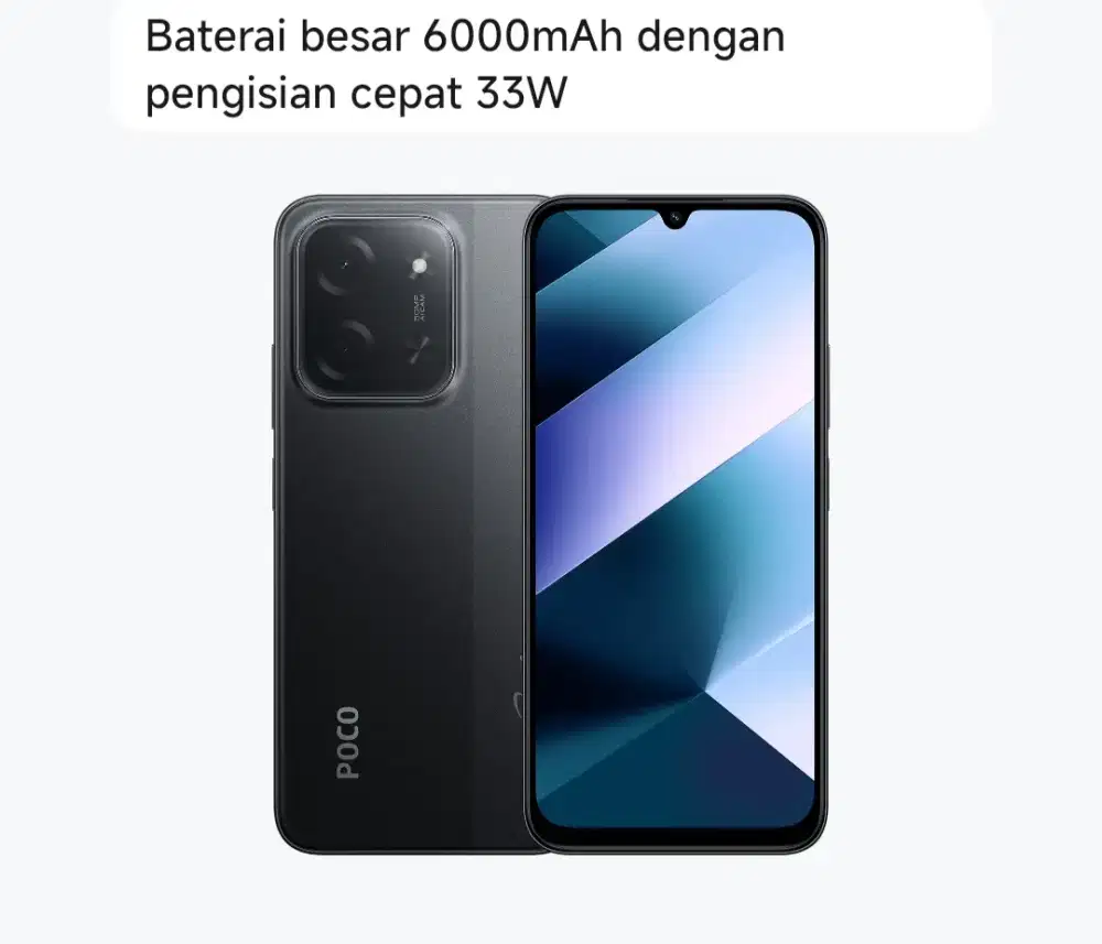 Poco C85 6/128 new garansi Resmi