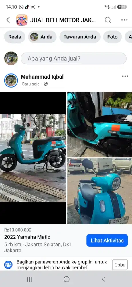 Fazzio 2022..lokasi jaksel pondok pinang