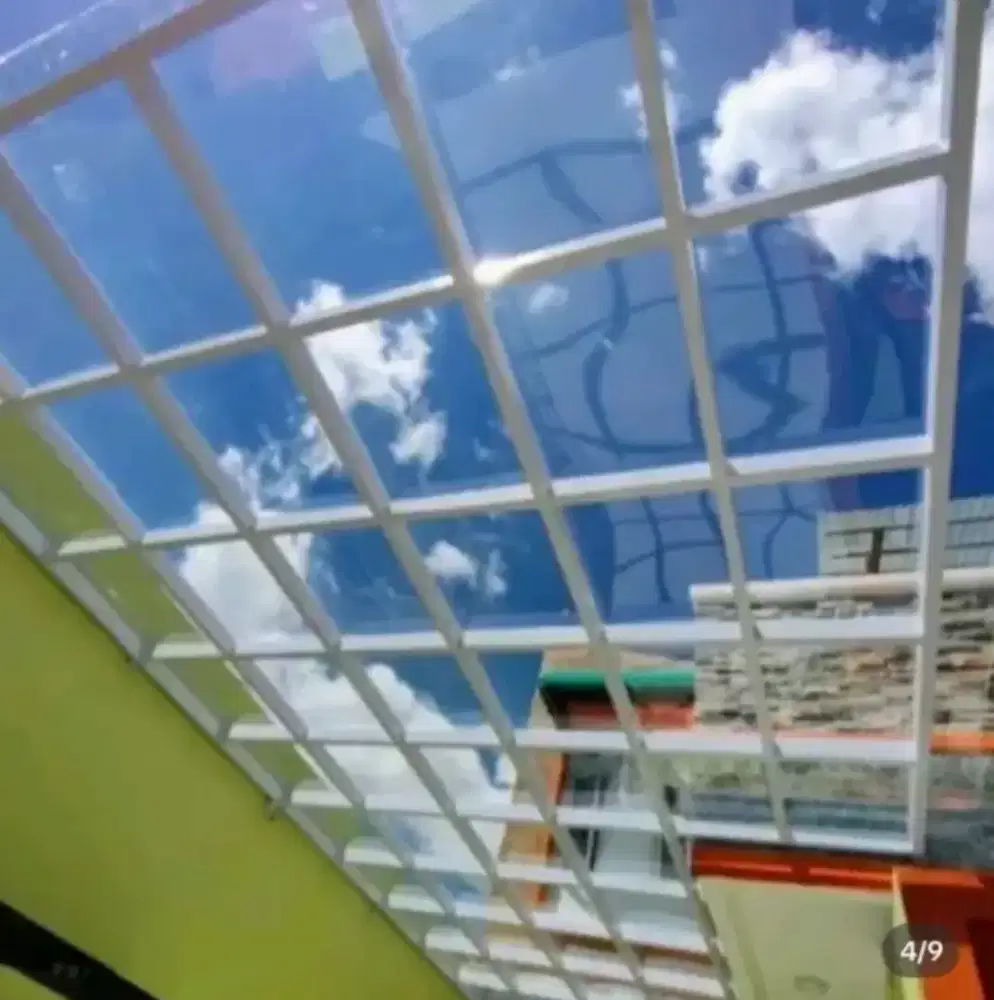 kanopi tranparan atap Solarplat 1,2 mili