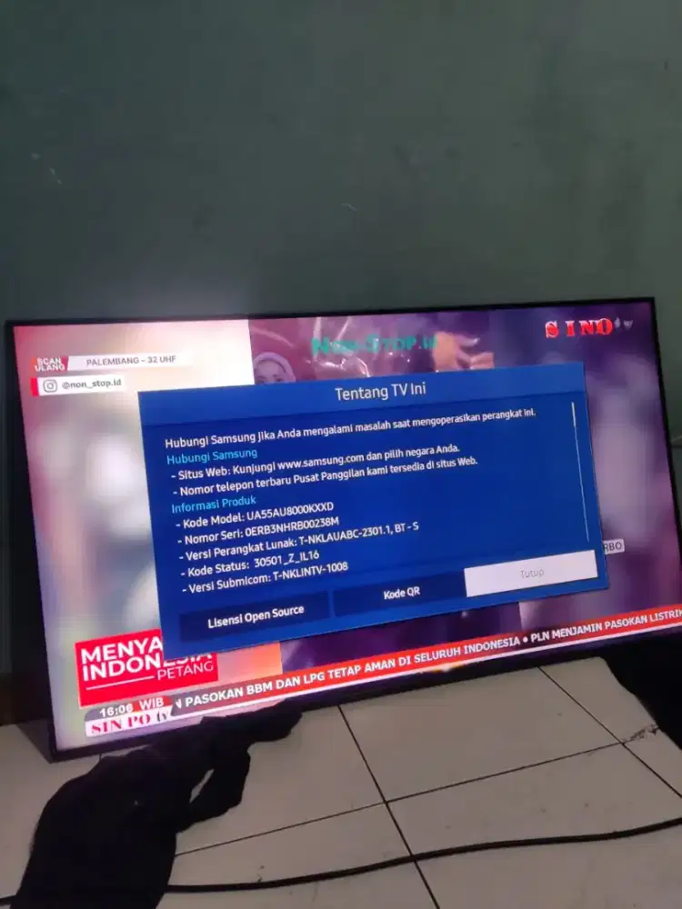 Tv smart 55 Samsung tahun 2025