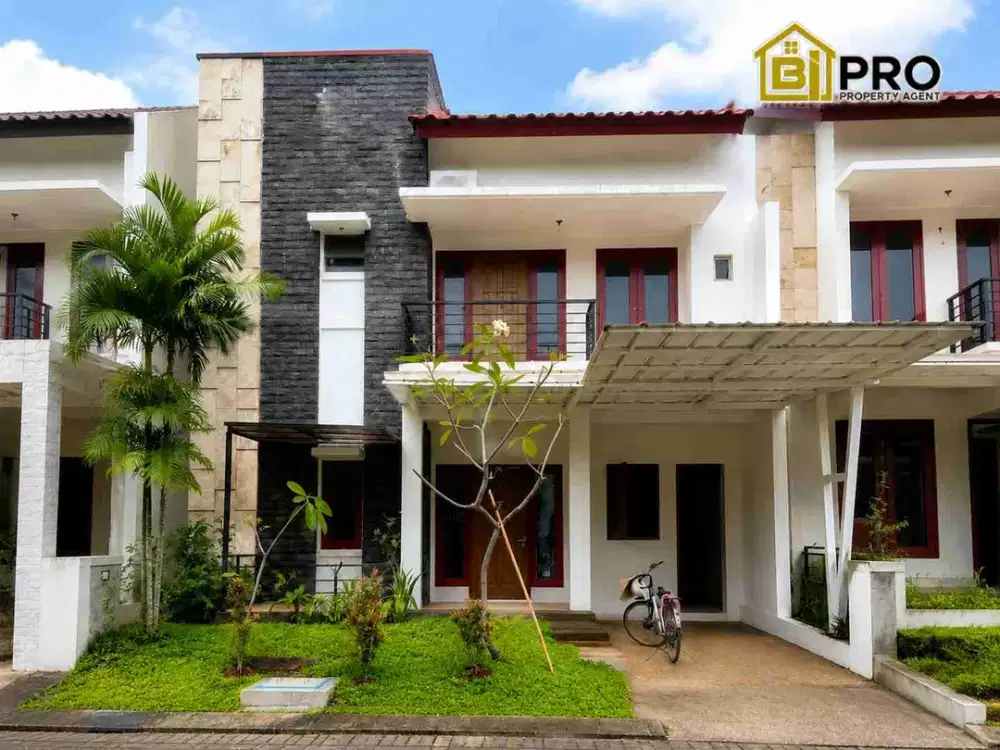 Rumah Cantik 7 menit Ke LRT harjamukti dalam perumahan Raffles Hills Cibubur