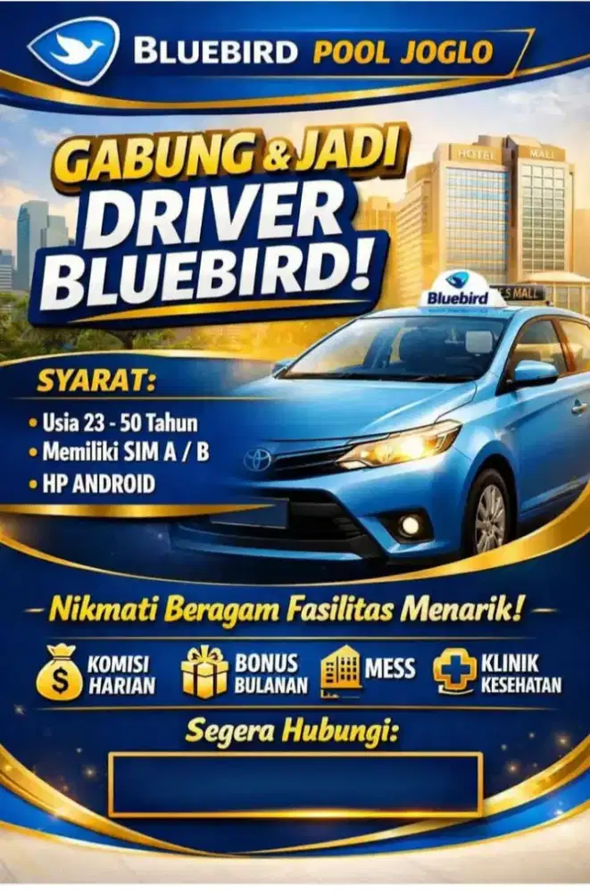 Dibutuhkan driver taksi